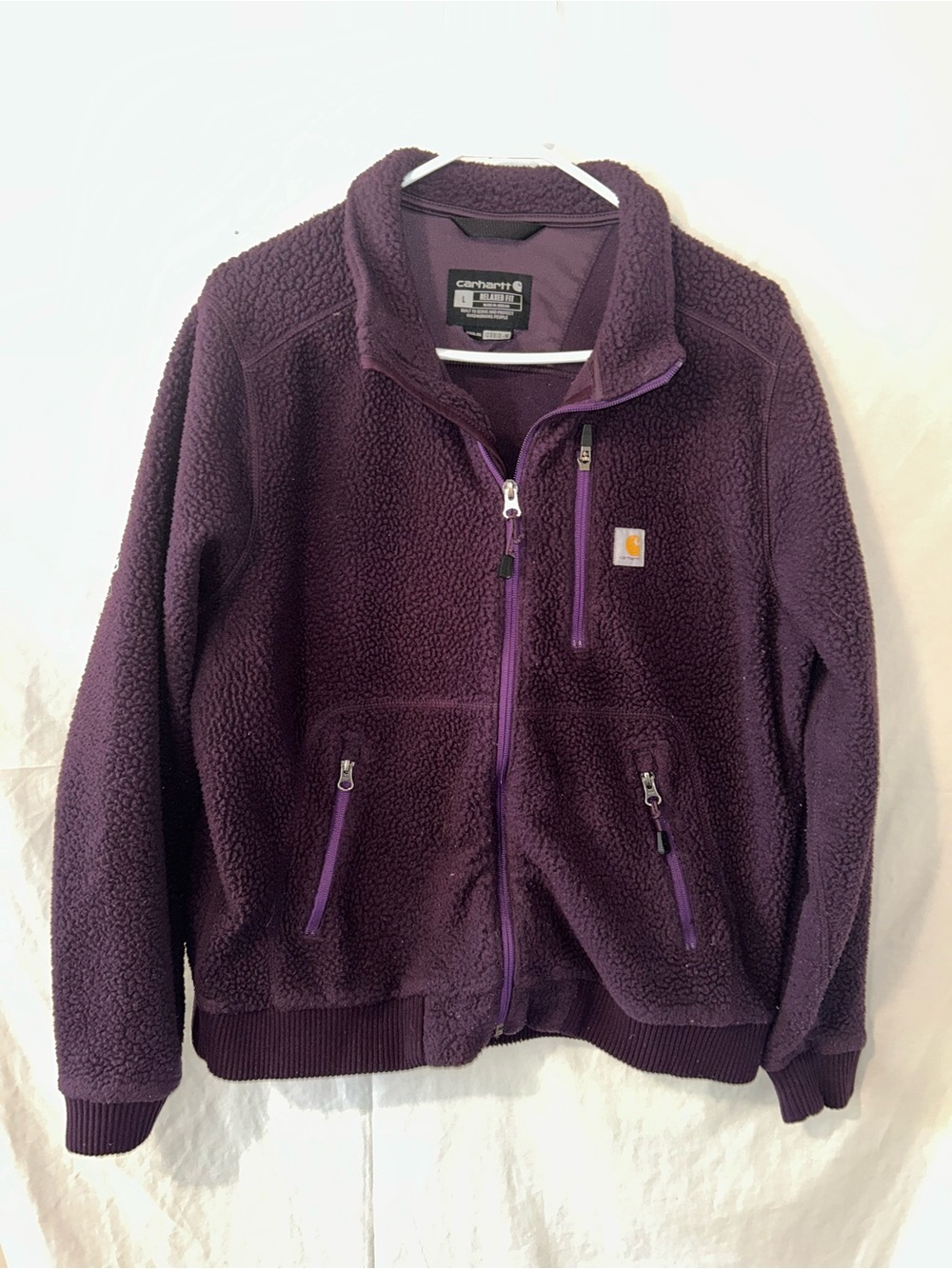 Carhartt Women’s Deep Purple Sherpa Puffer Jacket